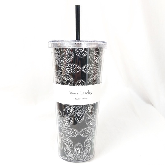 Vera Bradley Other - NWT Vera Bradley Blanco Bouquet Travel Tumbler